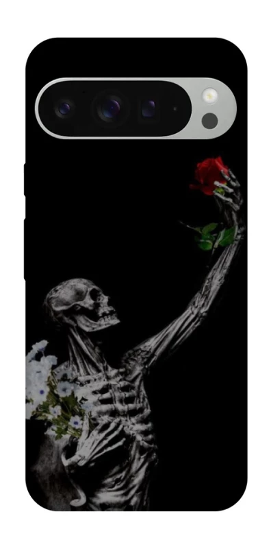 Чехол на Google Pixel 9 Pro XL Skeleton vs Rose фото 1 из 1