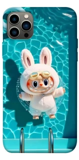 Чехол на Apple iPhone 12 Pro (6.1") Labubu in the pool ver.2 фото 1 из 1