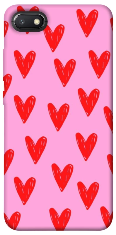 Чехол на Xiaomi Redmi 6A Red hearts 2 фото 1 из 1