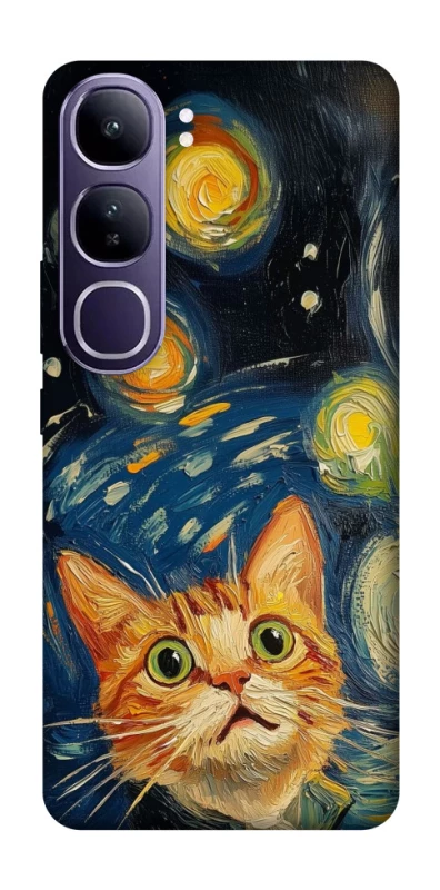 Чохол на Vivo Y300 paint cat фото 1 з 1