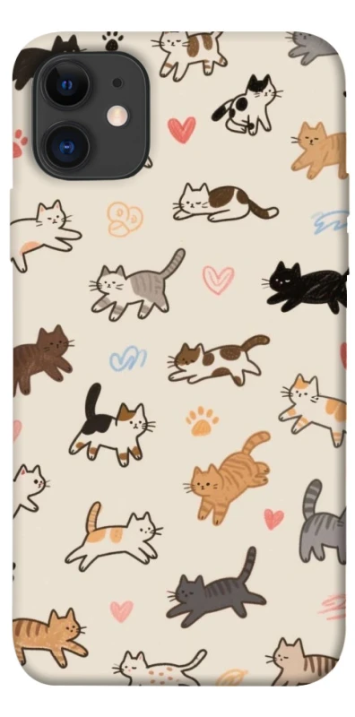 Чохол на Apple iPhone 11 (6.1") Cat style ver.2 фото 1 з 1