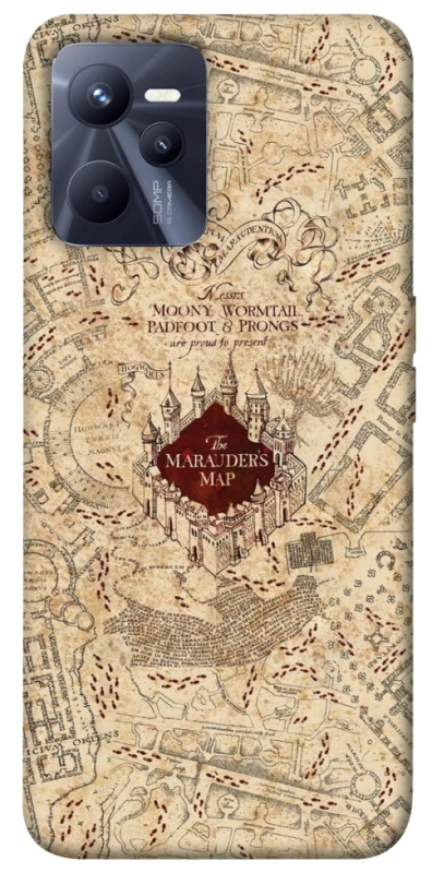 Чохол на Realme C35 Harry Potter Marauder's Map фото 1 з 1