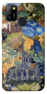 Чехол на Infinix Hot 10 Lite Van Gogh collage фото 1 из 1