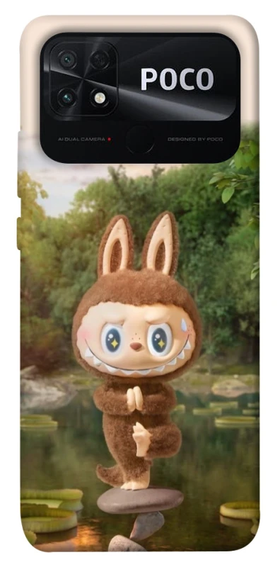 Чохол на Xiaomi Poco C40 Labubu Yoga фото 1 з 1
