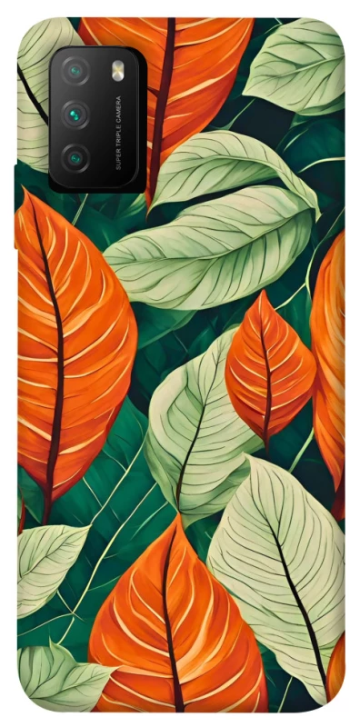 Чохол на Xiaomi Poco M3 Leaves фото 1 з 1