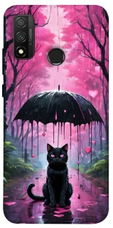 Чохол на Huawei P Smart (2020) Black cat фото 1 з 1