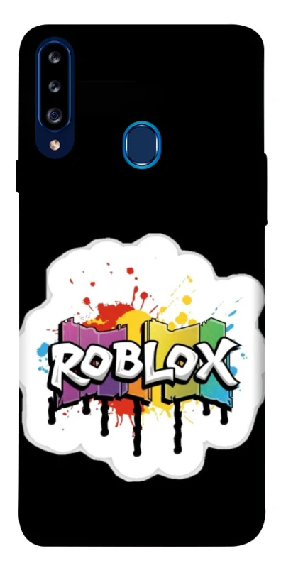 Чохол на Samsung Galaxy A20s Roblox logo ver.2 фото 1 з 1