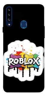 Чохол на Samsung Galaxy A20s Roblox logo ver.2 фото 1 з 1
