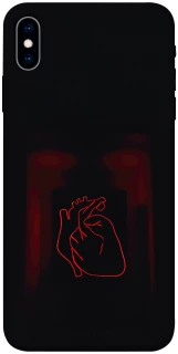 Чехол на Apple iPhone X (5.8") Красное сердце фото 1 из 1