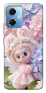 Чехол на Xiaomi Redmi Note 12 5G Labubu & Flowers ver.1 фото 1 из 1