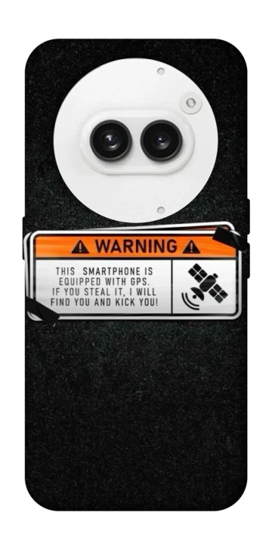 Чехол на Nothing Phone (2a) Warning фото 1 из 1