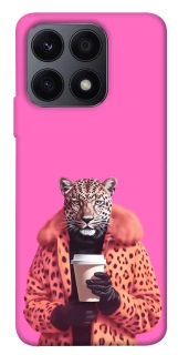 Чехол на Huawei Honor X8a Леопард с кофе фото 1 из 1