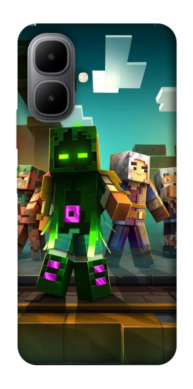 Чехол на Infinix Smart 10 Minecraft dungeon фото 1 из 1