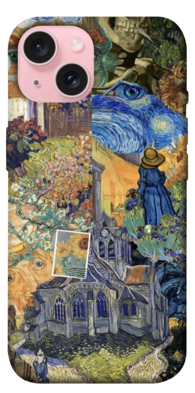 Чехол на Apple iPhone 15 (6.1") Van Gogh collage фото 1 из 1