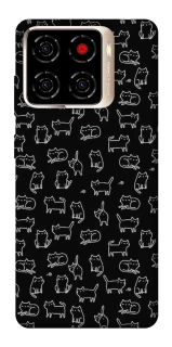 Чохол на ZTE Blade A56 Black Cats фото 1 з 1