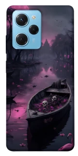 Чехол на Xiaomi Poco X5 Pro 5G Boat and flamingo фото 1 из 1