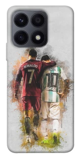 Чехол на Huawei Honor X8a Ronaldo и Messi фото 1 из 1