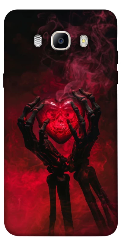 Чохол на Samsung J710F Galaxy J7 (2016) Heart in the hands of a skeleton фото 1 з 1