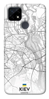 Чехол на Realme C21Y Kiev white map фото 1 из 1