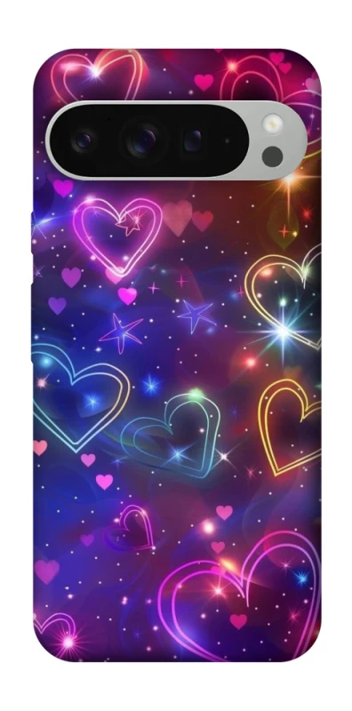 Чохол на Google Pixel 9 Pro XL Drawn hearts фото 1 з 1
