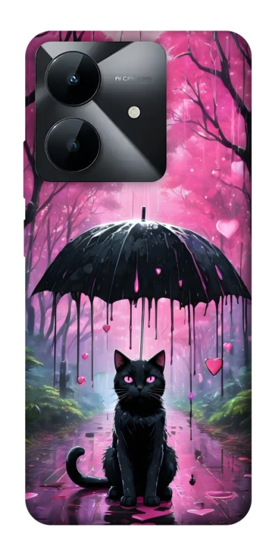 Чохол на Realme Note 60x Black cat фото 1 з 1