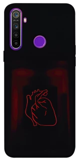 Чехол на Realme 5 Красное сердце фото 1 из 1