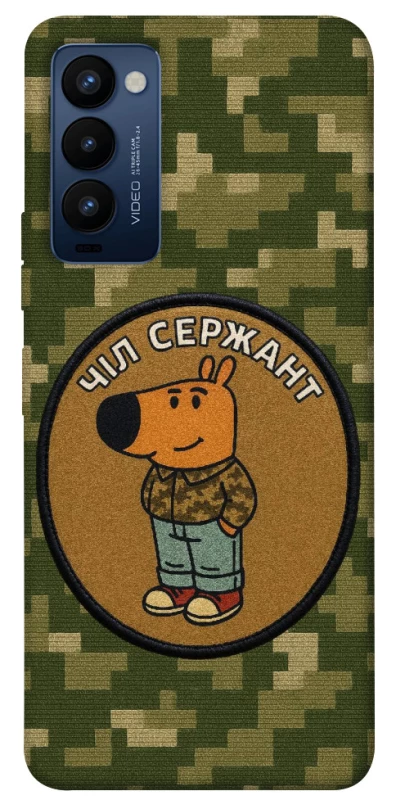 Чехол на TECNO Camon 18 Чил сержант фото 1 из 1
