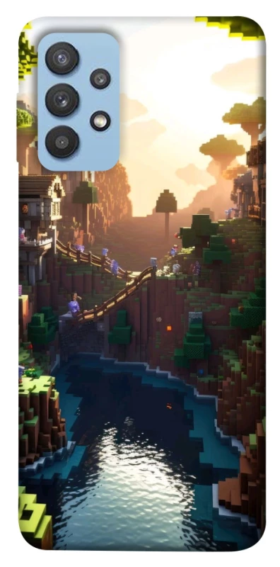 Чохол на Samsung Galaxy M32 Minecraft sunset фото 1 з 1
