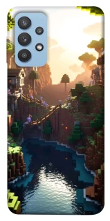 Чехол на Samsung Galaxy M32 Minecraft sunset фото 1 из 1