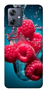 Чохол на Motorola Moto G54 Малинка у воді фото 1 Чохол на Motorola Moto G54 Малинка у воді фото 1 з 1