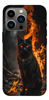 Чехол на Apple iPhone 13 Pro (6.1") Огненный кот фото 1 из 1