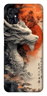 Чехол на ZTE Blade V2020 Smart white dragon фото 1 из 1