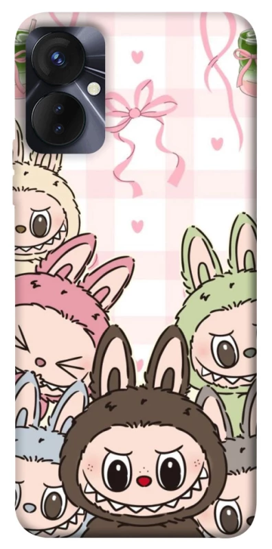 Чохол на TECNO Spark 9 Pro (KH7n) All Labubu 2 фото 1 з 1