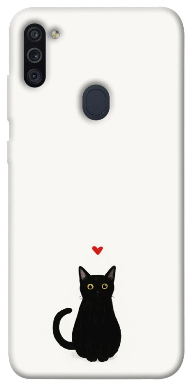 Чохол на Samsung Galaxy M11 cat in love фото 1 Чохол на Samsung Galaxy M11 cat in love фото 1 з 1