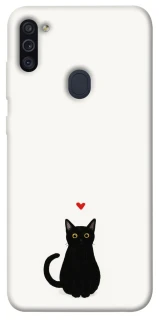 Чохол на Samsung Galaxy M11 cat in love фото 1 Чохол на Samsung Galaxy M11 cat in love фото 1 з 1
