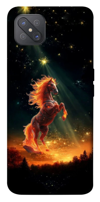 Чохол на Oppo A92s Red Fire Horse ver.2 фото 1 з 1