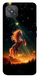 Чехол на Oppo A92s Red Fire Horse ver.2 фото 1 из 1