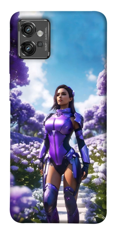 Чехол на Motorola Moto G32 Cyber space girl ver.4 фото 1 из 1