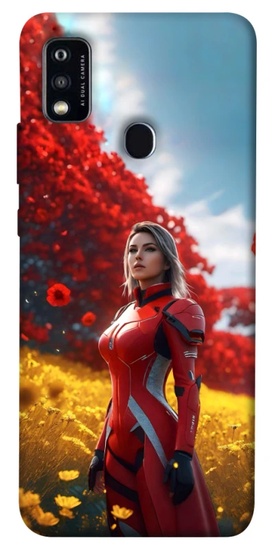 Чохол на ZTE Blade A51 Cyber space girl ver.5 фото 1 з 1