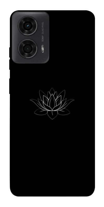 Чохол на Motorola Moto G04 Black Lotus фото 1 Чохол на Motorola Moto G04 Black Lotus фото 1 з 1