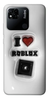 Чохол на Xiaomi Redmi 10A I love Roblox фото 1 з 1
