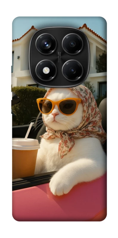 Чехол на Xiaomi Redmi Note 14 Pro 4G Stylish Cat Cruise фото 1 из 1