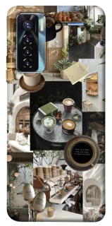 Чехол на TECNO Camon 17 Pro Coffee collage ver.4 фото 1 из 1