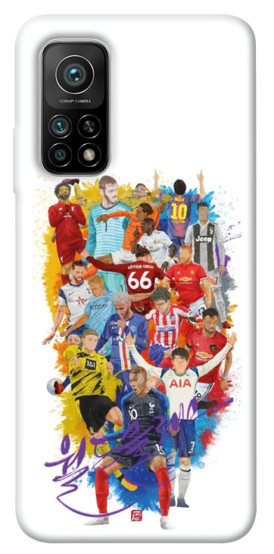 Чехол на Xiaomi Mi 10T Pro Football Abstract v2 фото 1 из 1
