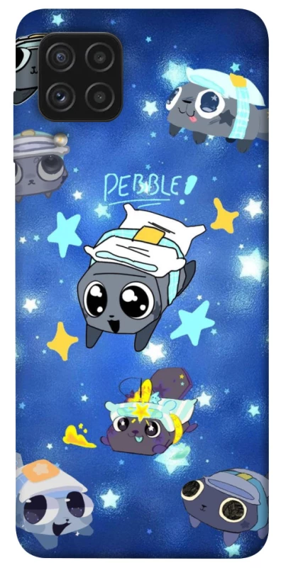 Чохол на Samsung Galaxy A22 4G Pebble kitten stars фото 1 з 1