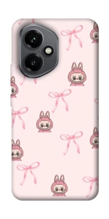 Чохол на Honor 400 Pink bows and Labubus фото 1 з 1