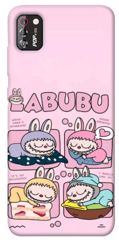 Чехол на TECNO POP 4 Pro Labubu Dreams Collage фото 1 из 1