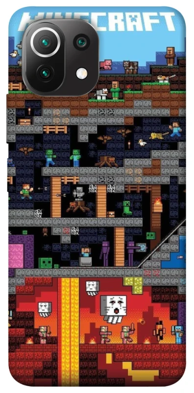 Чохол на Xiaomi Mi 11 Lite Minecraft фото 1 з 1