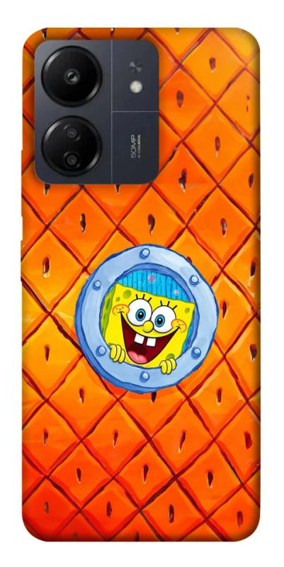 Чехол на Xiaomi Poco C65 Дом Спанч Боба фото 1 из 1