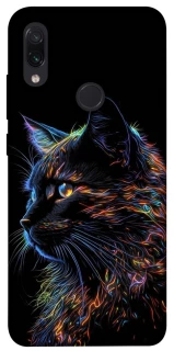 Чохол на Xiaomi Redmi Note 7 / Note 7 Pro / Note 7s Чорний кіт фото 1 з 1